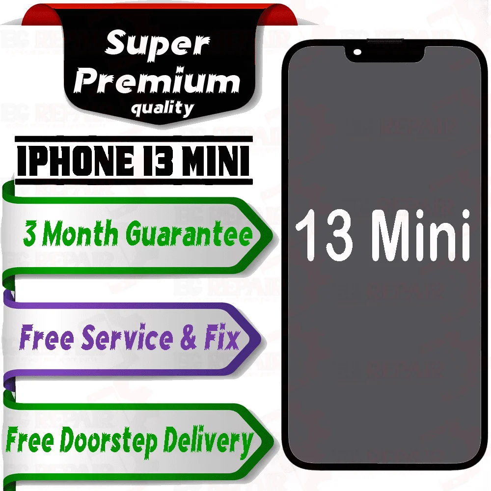 Apple iPhone 13 Mini  (display glass combo folder) Mobile Display LCD Screen With Touch. White - Smart Glasses | Buy online on ZillyBuy