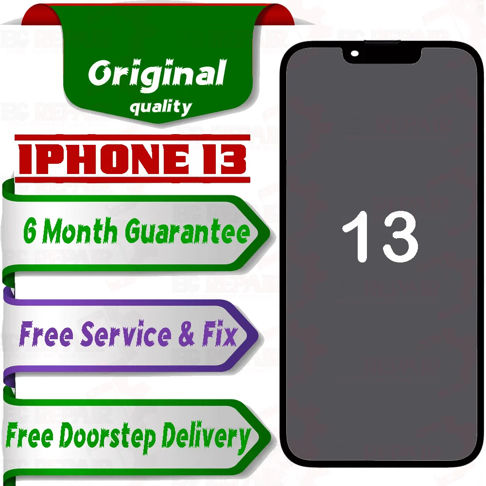 Apple iPhone 13  (display glass combo folder) Mobile Display LCD Screen With Touch - Smart Glasses | Buy online on ZillyBuy