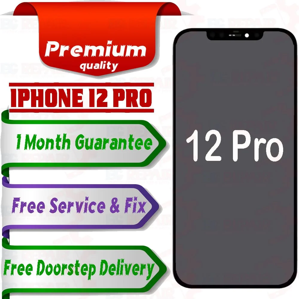 Apple iPhone 12 Pro  (display glass combo folder) Mobile Display LCD Screen With Touch. - Smart Glasses | Buy online on ZillyBuy