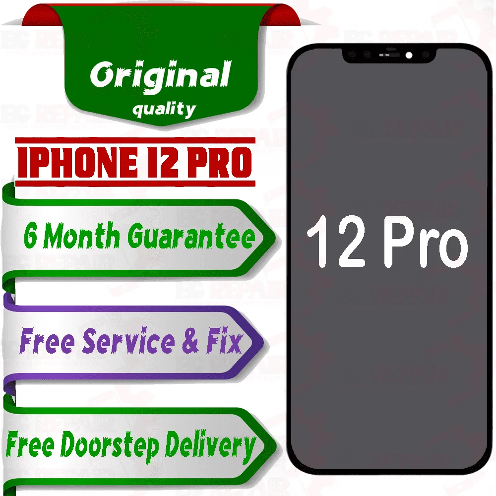 Apple iPhone 12 Pro  (display glass combo folder) Mobile Display LCD Screen With Touch. - Smart Glasses | Buy online on ZillyBuy