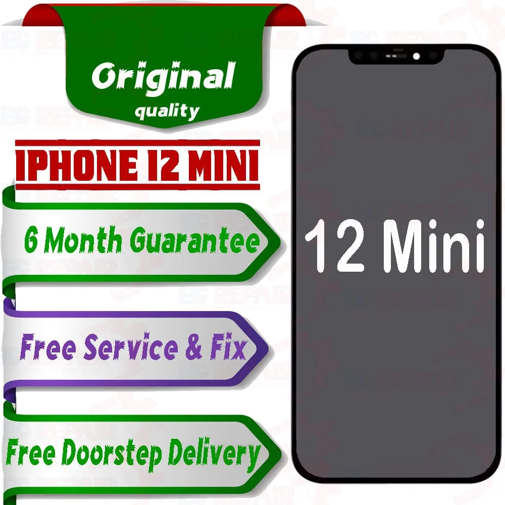 Apple iPhone 12 Mini  (display glass combo folder) Mobile Display LCD Screen With Touch. - Smart Glasses | Buy online on ZillyBuy