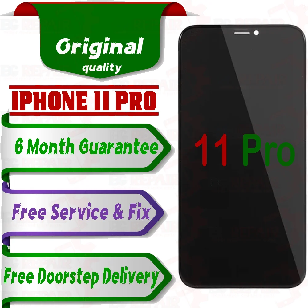 Apple iPhone 11 Pro  (display glass combo folder) Mobile Display LCD Screen With Touch - Smart Glasses | Buy online on ZillyBuy