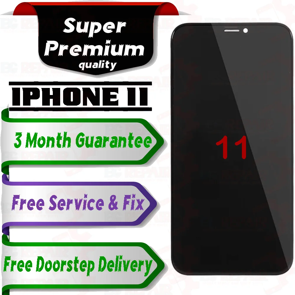 Apple iPhone 11  (display glass combo folder) Mobile Display LCD Screen With Touch. Black - Smart Glasses | Buy online on ZillyBuy