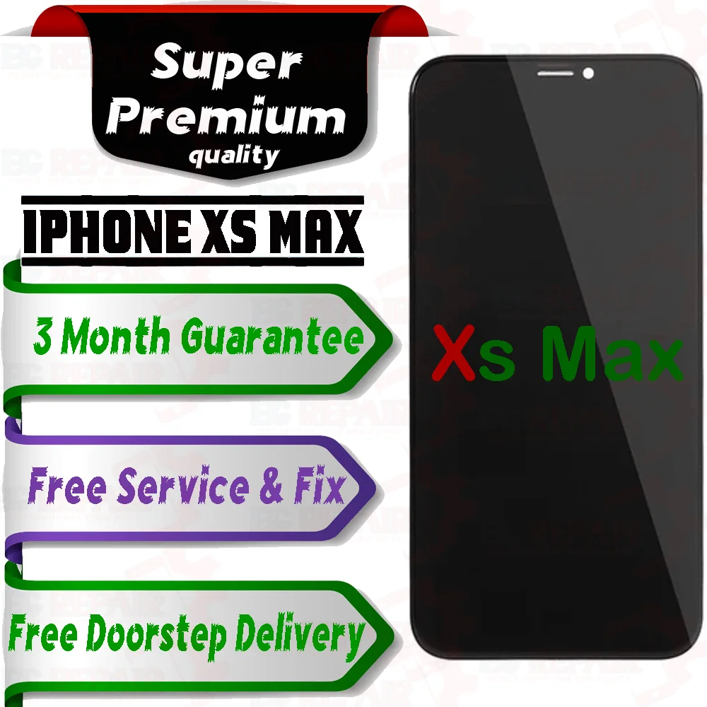 Apple iPhone Xs Max  (display glass combo folder) Mobile Display LCD Screen With Touch. Black - Smart Glasses | Buy online on ZillyBuy