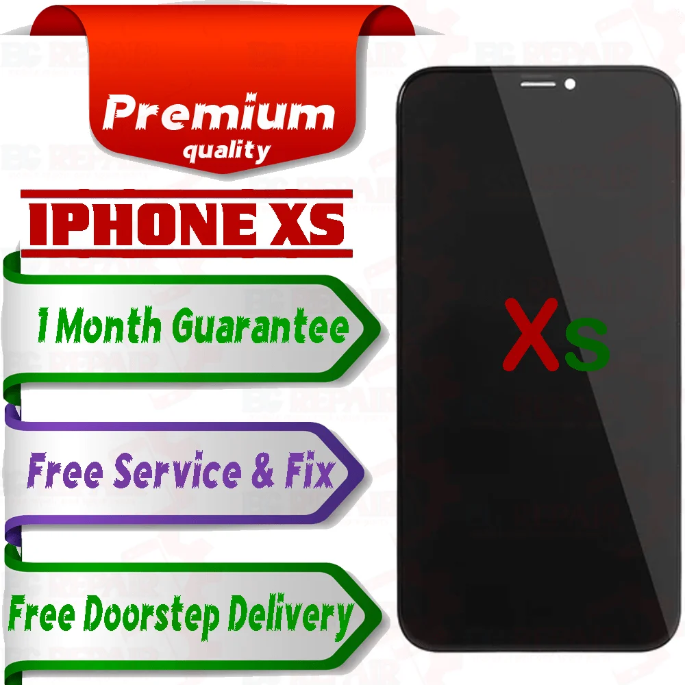 Apple iPhone Xs  (display glass combo folder) Mobile Display LCD Screen With Touch - Smart Glasses | Buy online on ZillyBuy