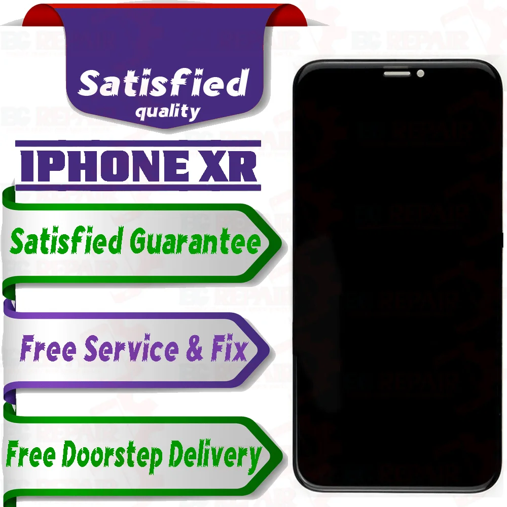 Apple iPhone Xr  (display glass combo folder) Mobile Display LCD Screen With Touch. Black - Smart Glasses | Buy online on ZillyBuy
