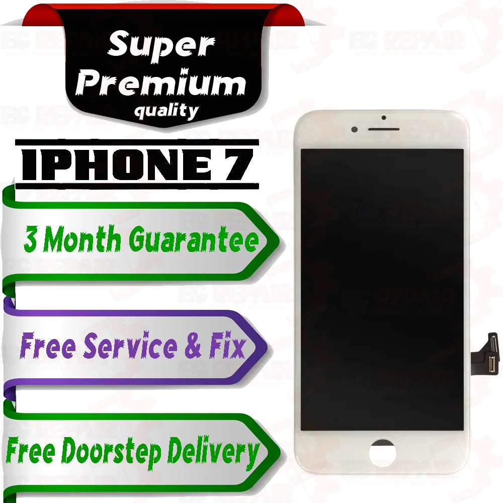 Apple iPhone 7  (display glass combo folder) Mobile Display LCD Screen With Touch - Smart Glasses | Buy online on ZillyBuy