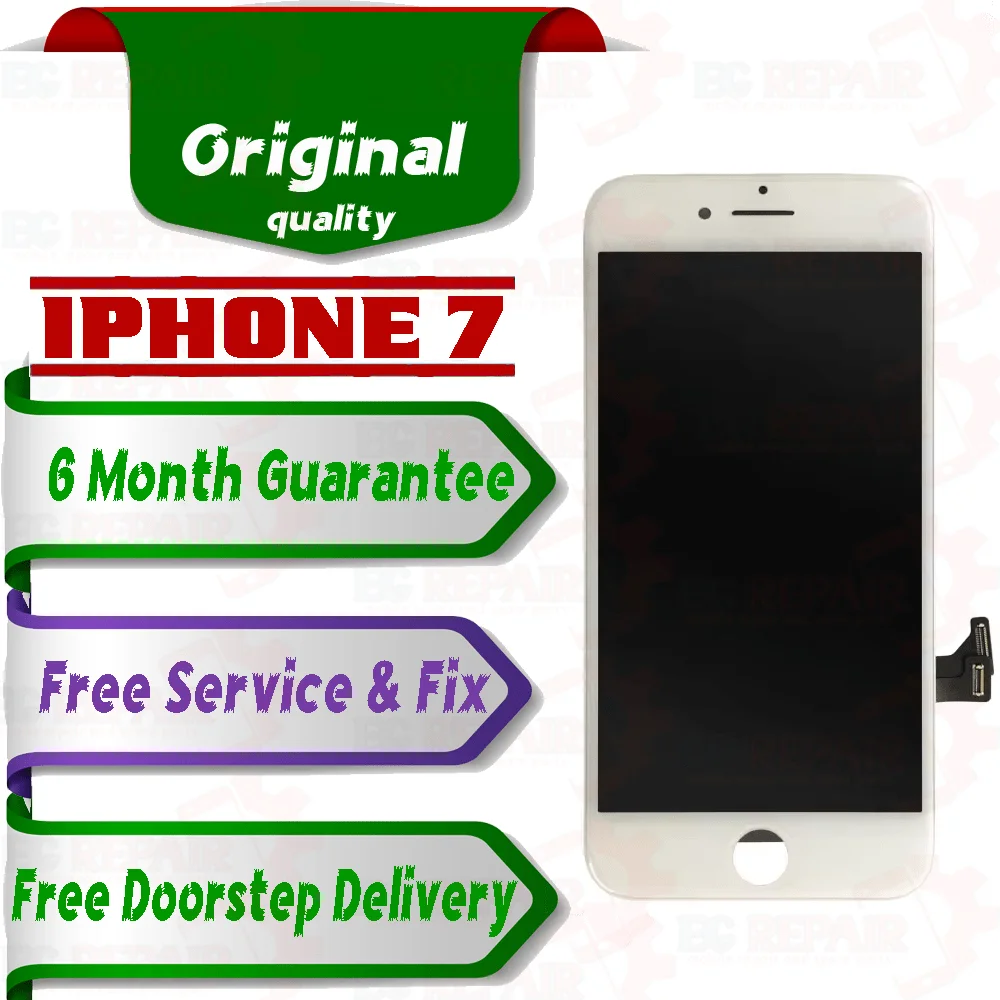 Apple iPhone 7  (display glass combo folder) Mobile Display LCD Screen With Touch - Smart Glasses | Buy online on ZillyBuy