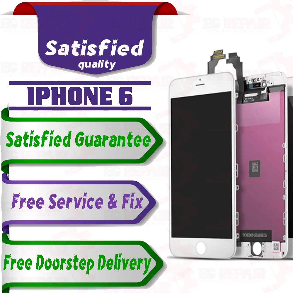 Apple iPhone 6  (display glass combo folder) Mobile Display LCD Screen With Touch.Black - Smart Glasses | Buy online on ZillyBuy