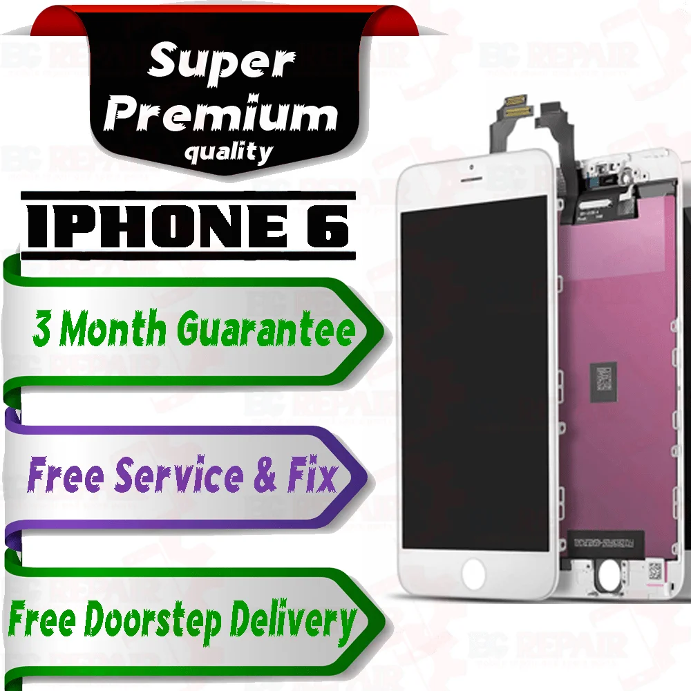 Apple iPhone 6  (display glass combo folder) Mobile Display LCD Screen With Touch. Black - Smart Glasses | Buy online on ZillyBuy