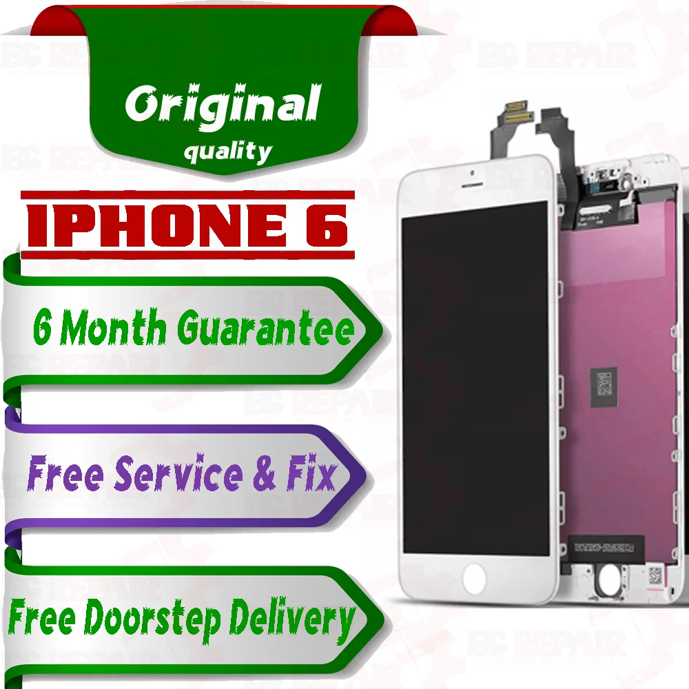 Apple iPhone 6  (display glass combo folder) Mobile Display LCD Screen With Touch.Black - Smart Glasses | Buy online on ZillyBuy
