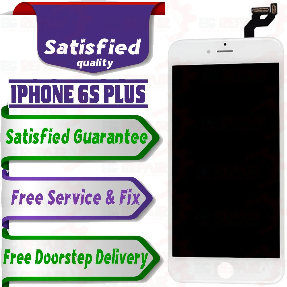 Apple iPhone 6s Plus  (display glass combo folder) Mobile Display LCD Screen With Touch. WHITE - Smart Glasses | Buy online on ZillyBuy