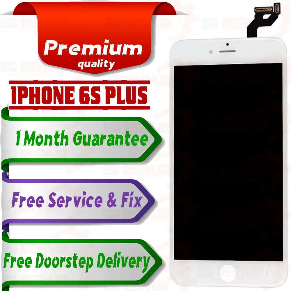 Apple iPhone 6s Plus  (display glass combo folder) Mobile Display LCD Screen With Touch. WHITE - Smart Glasses | Buy online on ZillyBuy