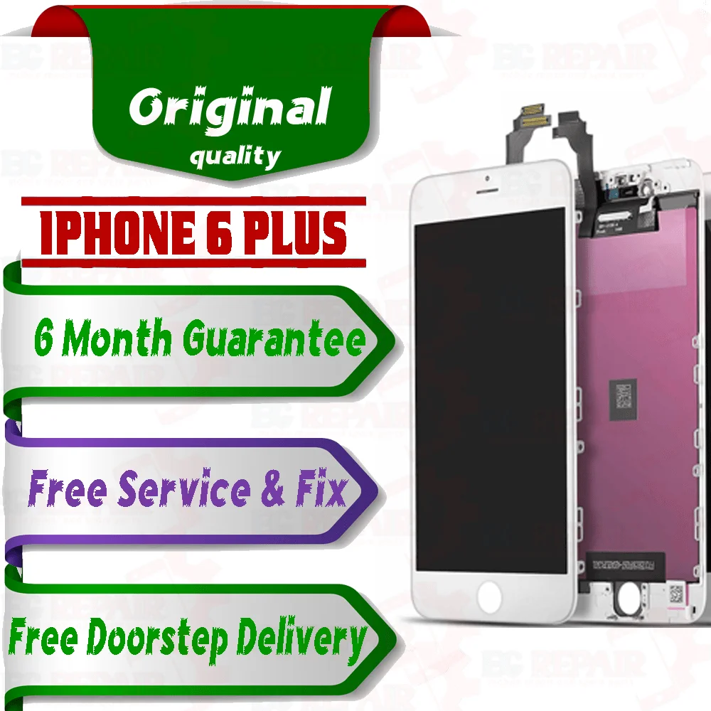 Apple iPhone 6 Plus  (display glass combo folder) Mobile Display LCD Screen With Touch. GOLD - Smart Glasses | Buy online on ZillyBuy