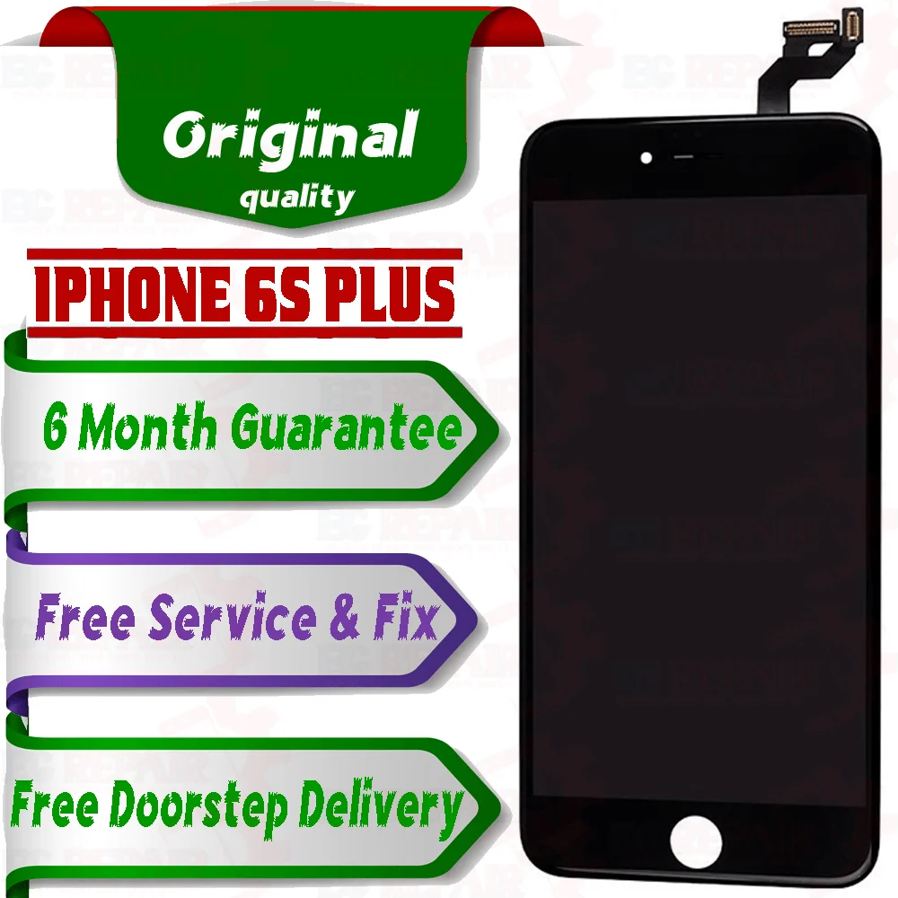 Apple iPhone 6s Plus  (display glass combo folder) Mobile Display LCD Screen With Touch. SILVER - Smart Glasses | Buy online on ZillyBuy