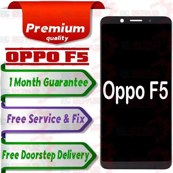 Oppo f5 Combo LCD with Touch Screen for f5  Black (display glass combo folder) - Smart Glasses | Buy online on ZillyBuy