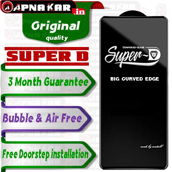 All OnePlus original Super D Tempered Glass  ( original super d tempered glass ) - Smart Glasses | Buy online on ZillyBuy