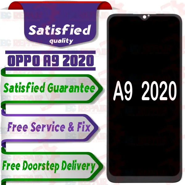 Oppo A9 2020 Combo LCD with Touch Screen for A9 2020  Black (display glass combo folder) - Smart Glasses | Buy online on ZillyBuy