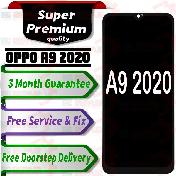 Oppo A9 2020 Combo LCD with Touch Screen for A9 2020  Black (display glass combo folder) - Smart Glasses | Buy online on ZillyBuy