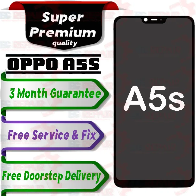 Oppo A5s Combo LCD with Touch Screen for A5s  Black (display glass combo folder) - Smart Glasses | Buy online on ZillyBuy