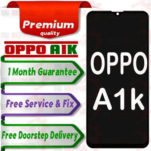 Oppo A1k Combo LCD with Touch Screen for A1k Black (display glass combo folder) - Smart Glasses | Buy online on ZillyBuy