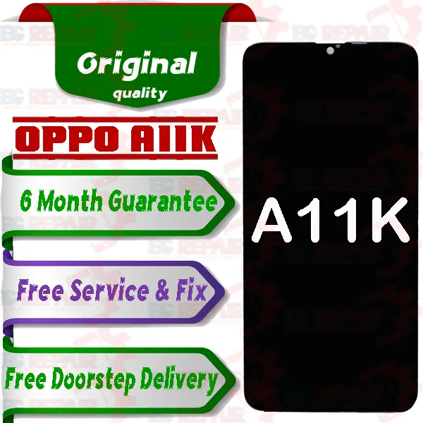 Oppo A11K Combo LCD with Touch Screen for A11K Black (display glass combo folder) - Smart Glasses | Buy online on ZillyBuy