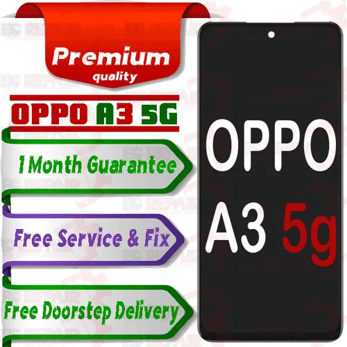 Oppo A3 5g Combo LCD with Touch Screen for A3 5g Black (display glass combo folder) - Smart Glasses | Buy online on ZillyBuy