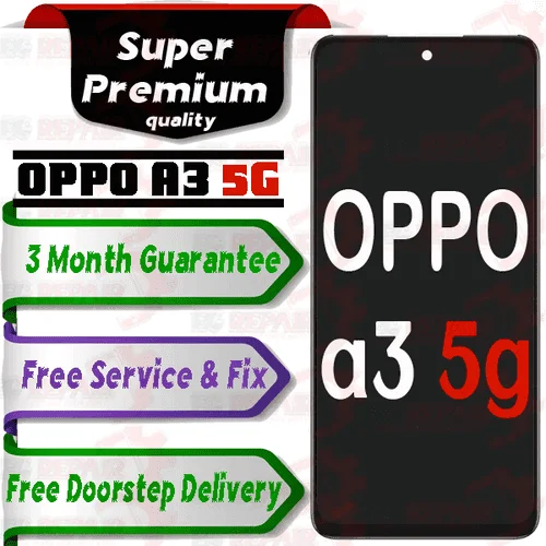 Oppo A3 5g Combo LCD with Touch Screen for A3 5g Black (display glass combo folder) - Smart Glasses | Buy online on ZillyBuy
