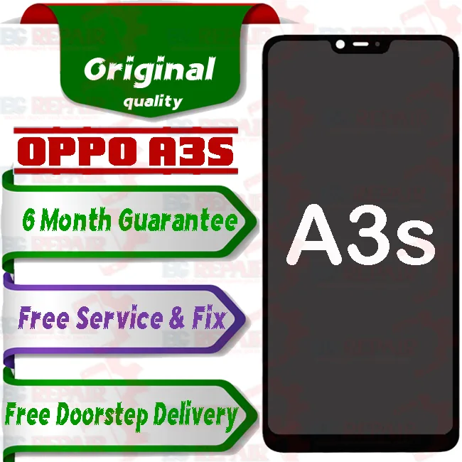 Oppo A3s Combo LCD with Touch Screen for A3s Black - Smart Glasses | Buy online on ZillyBuy