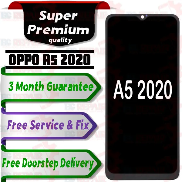 Oppo A5 2020 Combo LCD with Touch Screen for A5 2020 Black (display glass combo folder) - Smart Glasses | Buy online on ZillyBuy