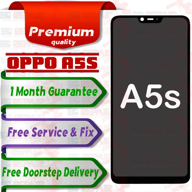 Oppo A5s Combo LCD with Touch Screen for A5s Black - Smart Glasses | Buy online on ZillyBuy