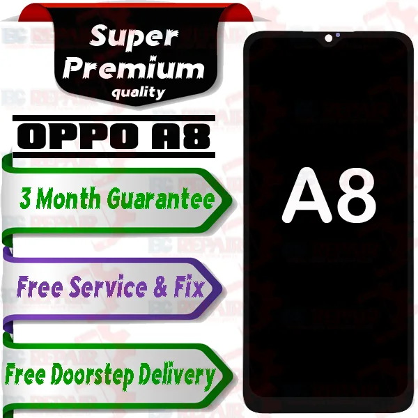 Oppo A8 Combo LCD with Touch Screen for A8 Black (display glass combo folder). - Smart Glasses | Buy online on ZillyBuy