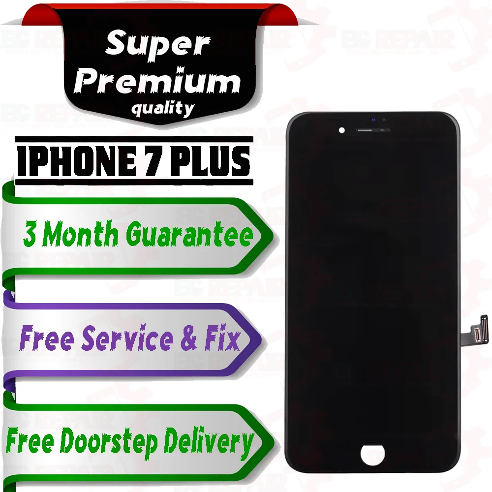 Apple iPhone 7 plus (display glass combo folder) Mobile Display LCD Screen With Touch. - Smart Glasses | Buy online on ZillyBuy