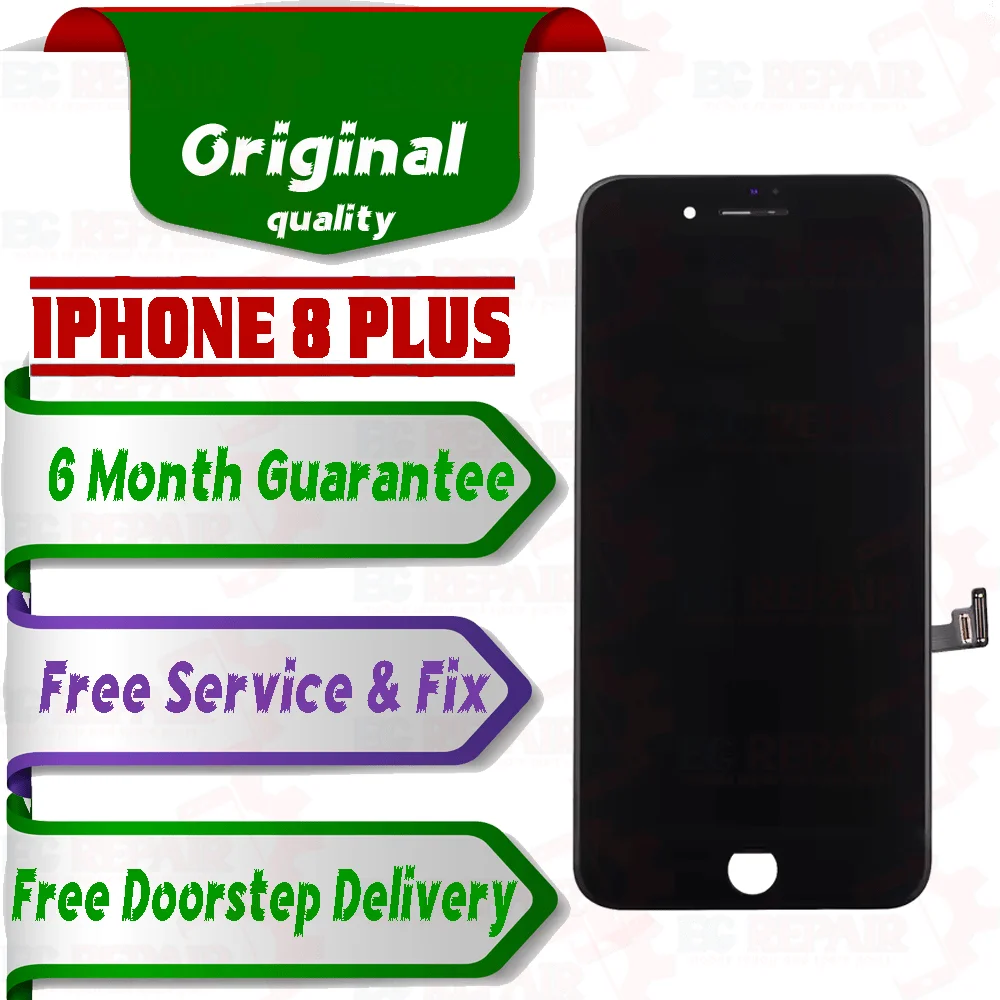 Apple iPhone 8 plus  (display glass combo folder) Mobile Display LCD Screen With Touch.. - Smart Glasses | Buy online on ZillyBuy