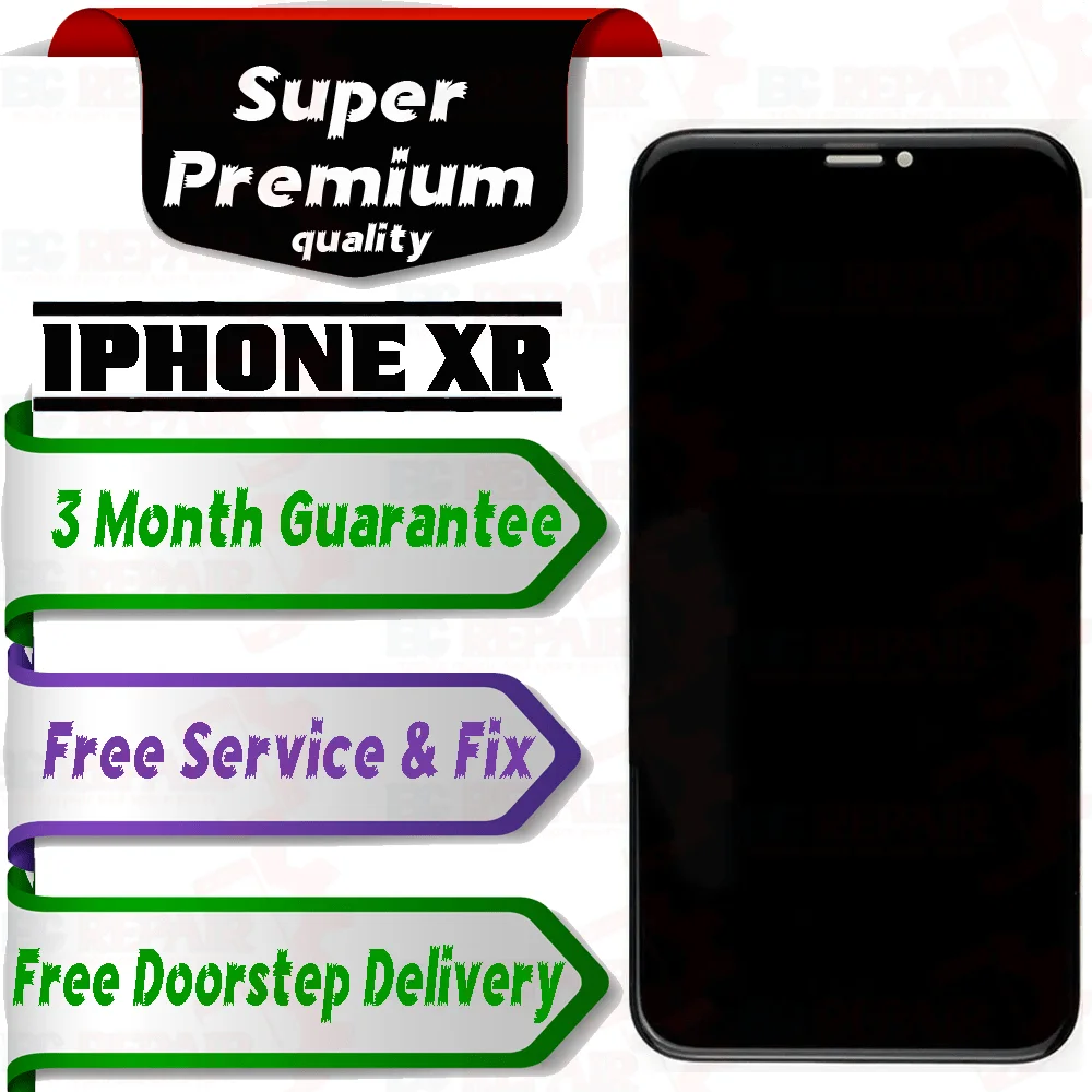 Apple iPhone Xr  (display glass combo folder) Mobile Display LCD Screen With Touch..