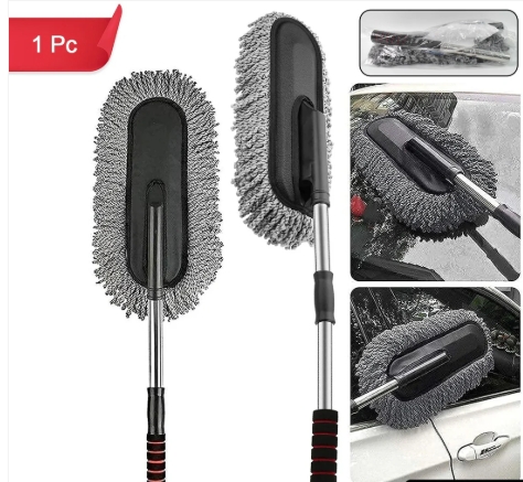Car Dust Brush  Gentle & Efficient Cleaning Tool (1 Pc) - Car and Shoe Care | Buy online on ZillyBuy
