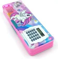 TIshna Cute Design Calculator Pencil Box Unicorn Art Plastic Pencil Box - Stationery | Buy online on ZillyBuy