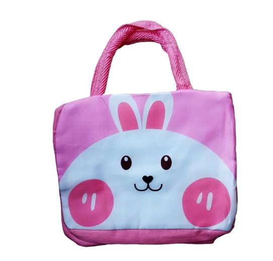 NeedVibes Insulated Lunch Bag, Reusable Tote for Women, School,Students, Kids and Picnic (Pink) - Stationery | Buy online on ZillyBuy