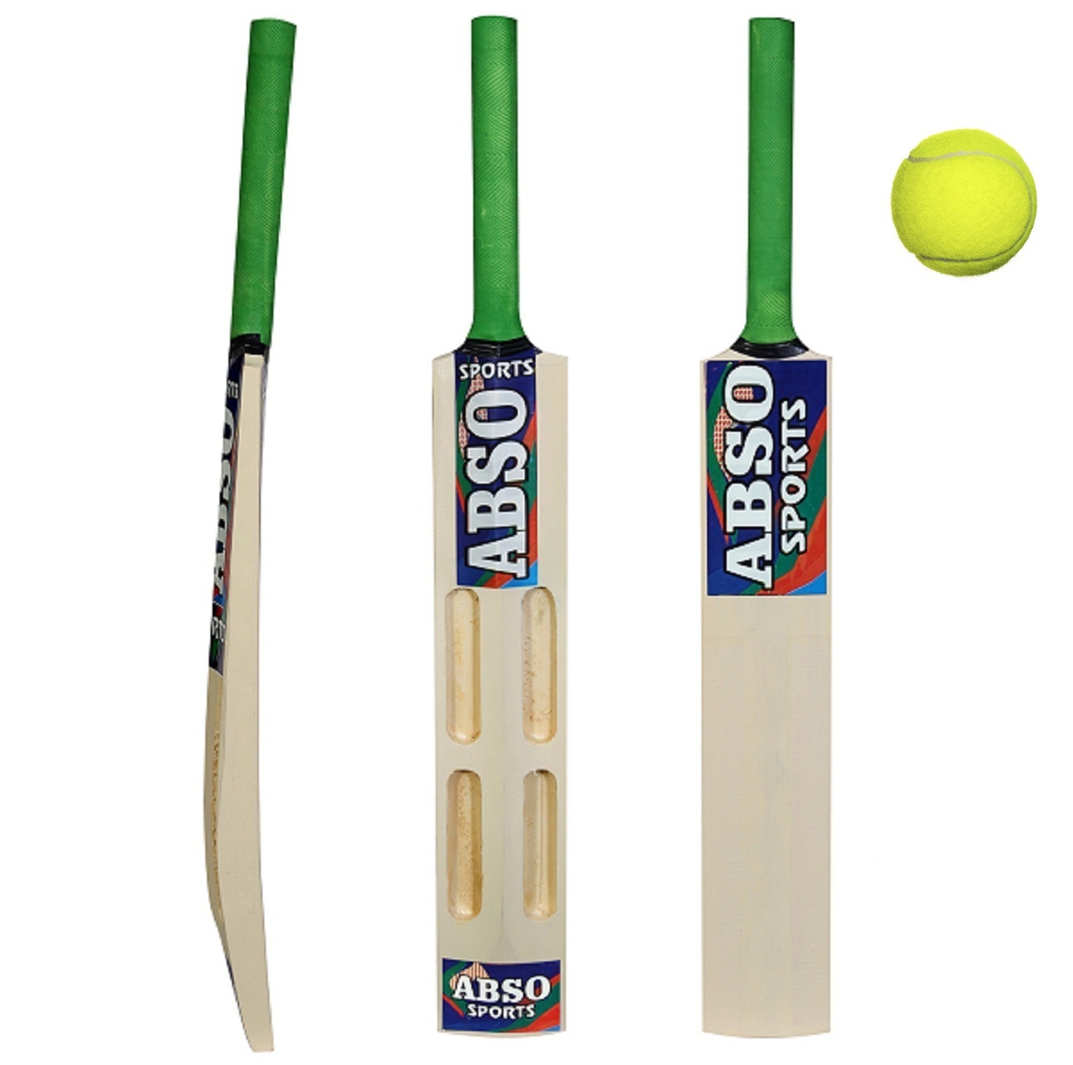 Abso Stylish Wooden Cricket Bat and Ball With 4 SCOOP Design Age 13-14 years Size 6 Cricket Kit - Toys and Games | Buy online on ZillyBuy