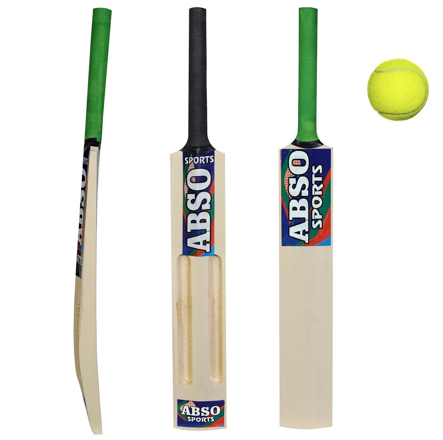 Abso Youth Wooden Cricket Bat and Ball With 2 SCOOP Design for Age 10-12 years Size 5 Cricket Kit - Toys and Games | Buy online on ZillyBuy