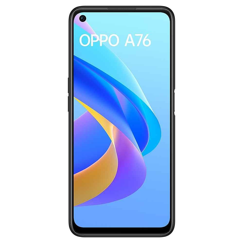 Oppo A76  Glowing Black 6GB 128GB - Mobile Phone | Buy online on ZillyBuy