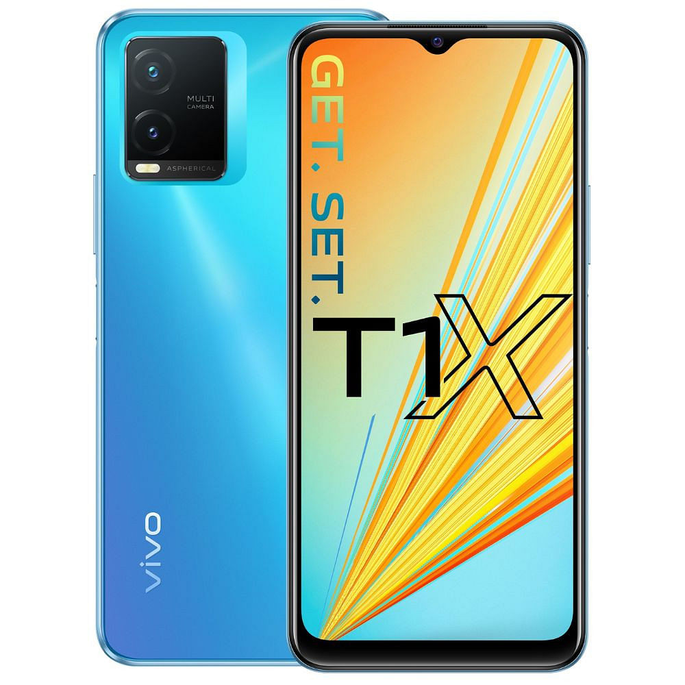 Vivo T1X Space Blue 6GB 128GB - Mobile Phone | Buy online on ZillyBuy