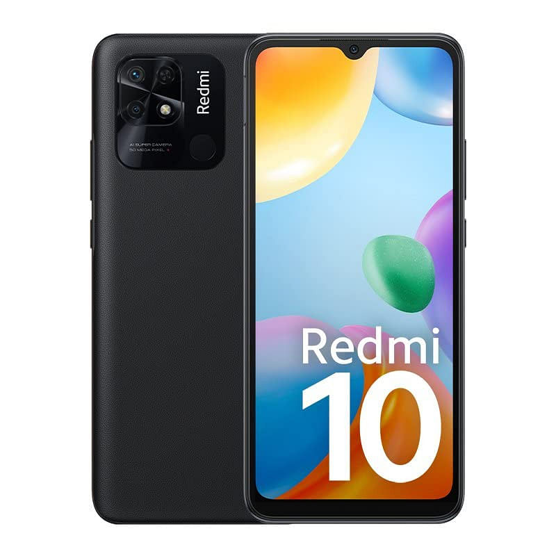 Redmi 10 Shadow Black 4GB 64GB - Mobile Phone | Buy online on ZillyBuy