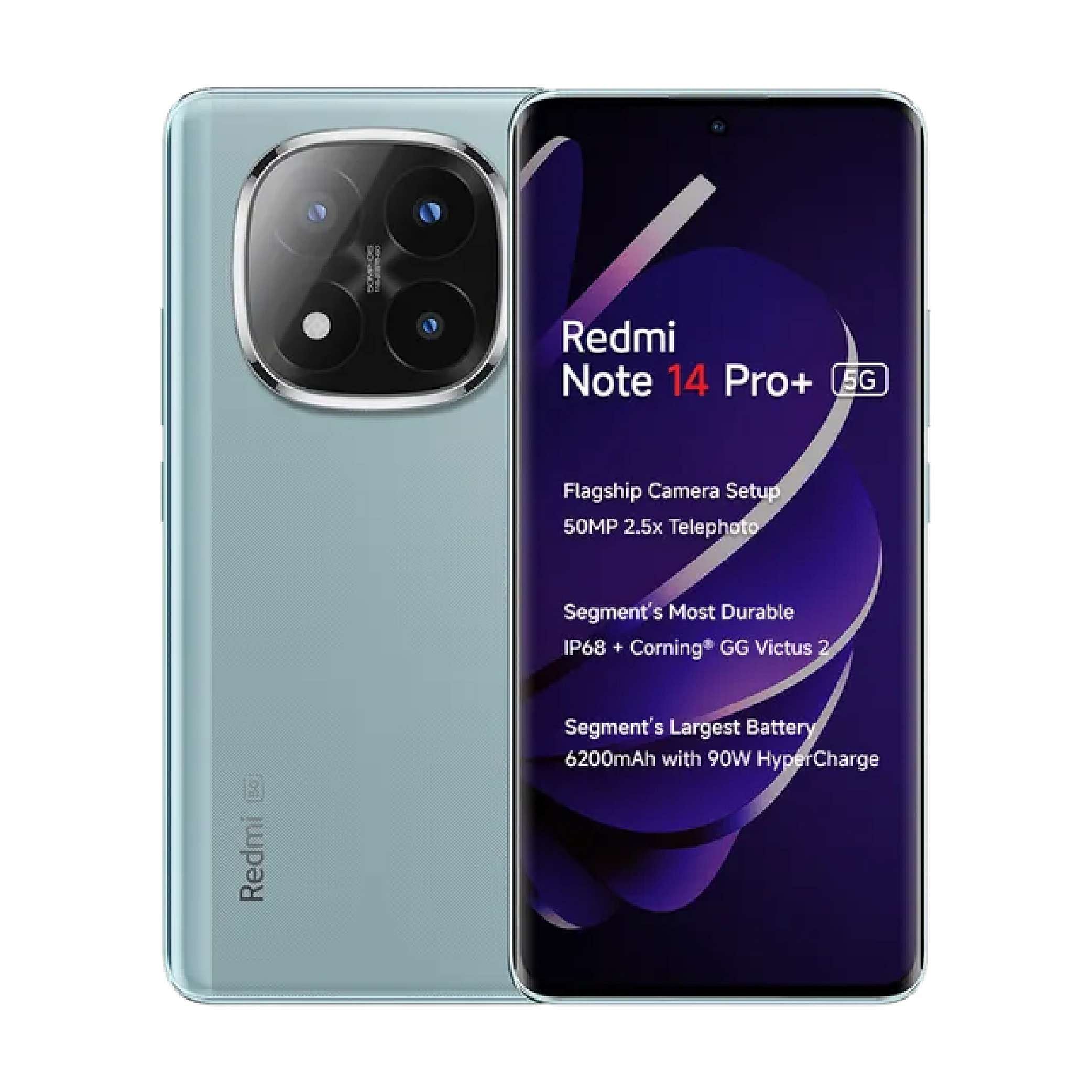 Redmi Note 14 Pro+ 5G 8GB 128GB Spectre Blue - Mobile Phone | Buy online on ZillyBuy