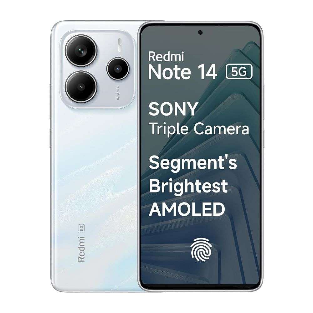 Redmi Note 14 5G 8GB 128GB Mystique White - Mobile Phone | Buy online on ZillyBuy