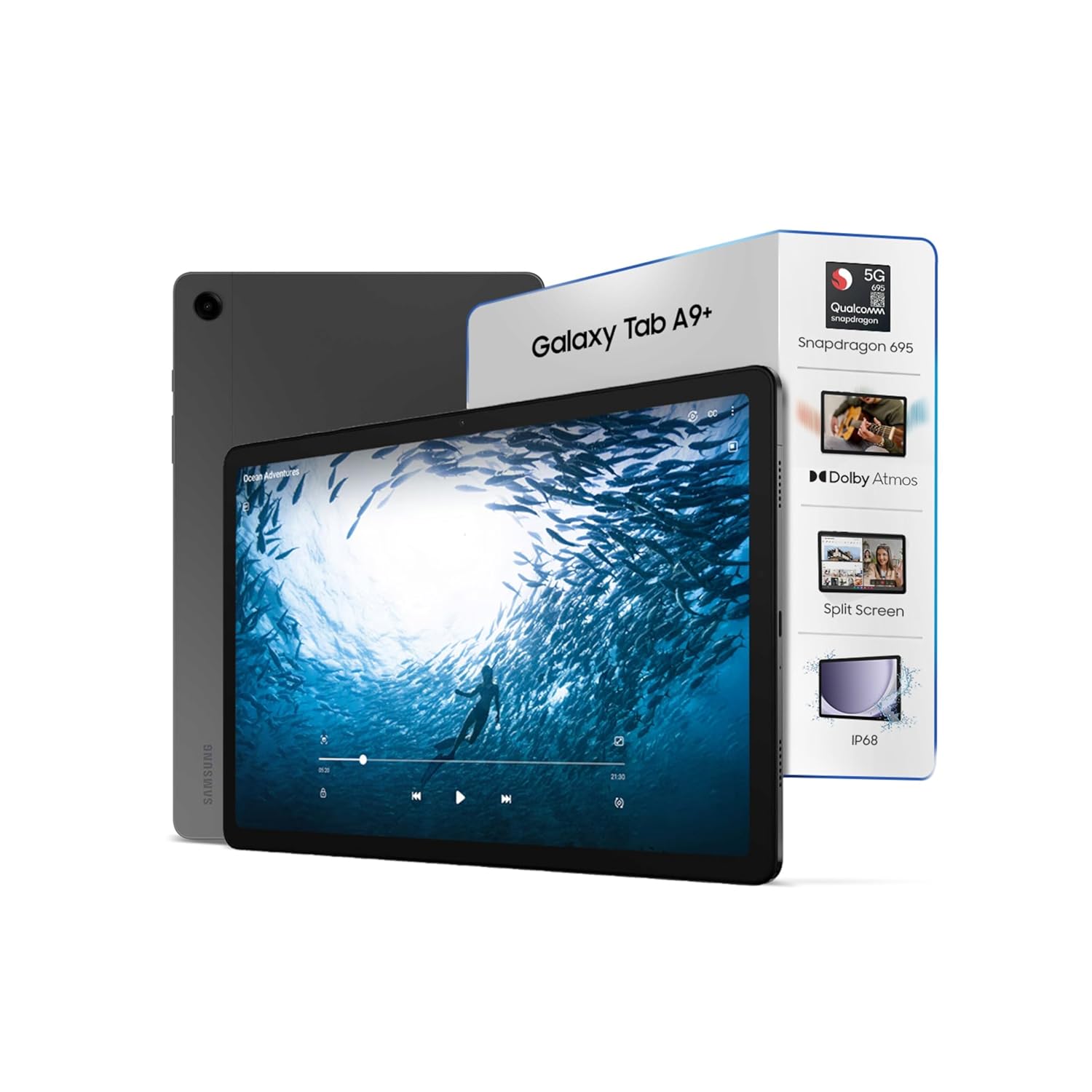 Samsung Galaxy Tablet A9+ 5G 4GB 64GB Gray - Mobile Phone | Buy online on ZillyBuy