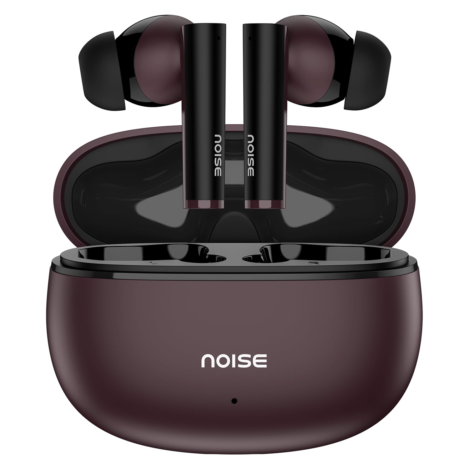 Noise Newly Launched Buds VS501 in Ear Truly Wireless Earbuds with 50H of Playtime, Quad Mic ENC, 10Mm Driver, Dual Device Pairing, Dual Color Tones, BT V5.3 (Plum Wine)