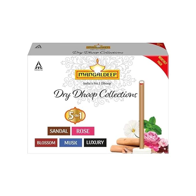 Mangaldeep Dry Dhoop Sticks Collections 80 GM - Pooja Needs | Buy online on ZillyBuy