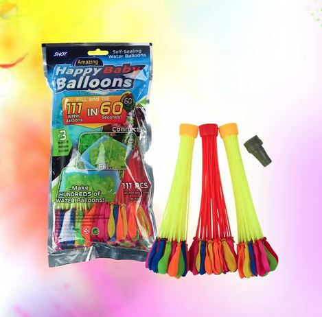 Magic Water Balloons (Multicolour) by Gudiya Toys 3 bunch - Toys and Games | Buy online on ZillyBuy