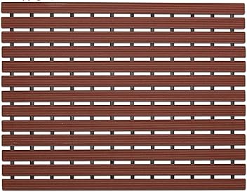 Sunny Premium Shower Mat Anti Slip, Striped Anti Skid Bath, Stand up mat for Bath, Shower, Kitchen, Anti Bactirial, Machine Washable(Chocolate, 1.5ft x 2ft) - Hardware, Tools and Home Safety | Buy online on ZillyBuy